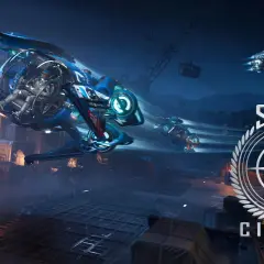Nocny port, deszcz i statki kosmiczne w locie. Odkryj świat Star Citizen free i poczuj dreszcz emocji!