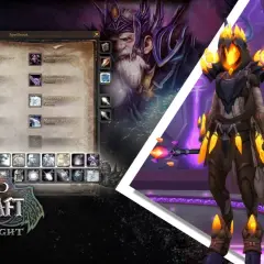 Interfejs gry World of Warcraft Dragonflight z oknem zaklęć maga, pokazującym umiejętności takie jak Arcane Power i Mastery: Savant, kluczowe dla optymalnej arcane mage rotation.