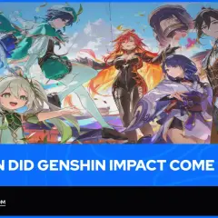 Postać z Genshin Impact, pytanie o datę premiery gry.