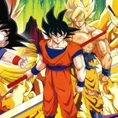 Młody Goku skacze, podczas gdy dorośli Goku, Vegeta i Gohan szykują się do walki. Co po Dragon Ball Super?