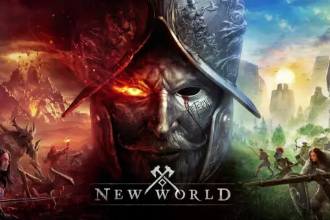 Mroczna i jasna strona w grze New World. Bohaterowie walczą z potworami w piekle i eksplorują krainę pełną słońca.