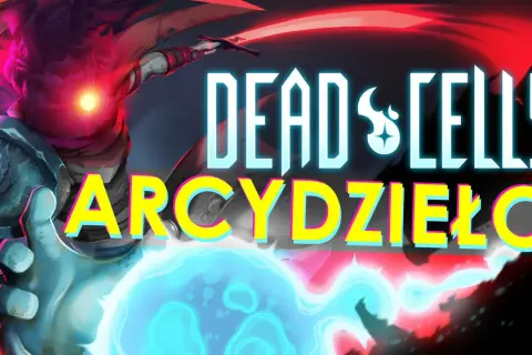 Postać z gry Dead Cells, arcydzieło gatunku rouge like, trzymająca kulę energii.