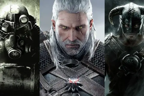 Postapokaliptyczny żołnierz, Geralt z Rivii i wojownik z rogatym hełmem – bohaterowie gier, które mogłyby być najpopularniejszą grą w Polsce.