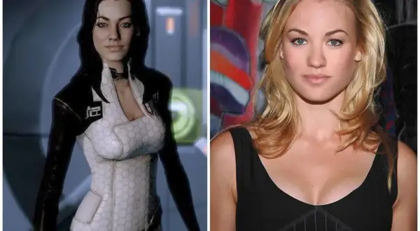 Dwie Mirandy: jedna z gry Mass Effect 3, druga aktorka Yvonne Strahovski.