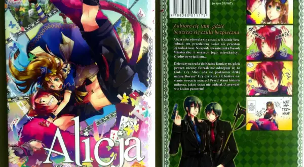 Manga "Alicja w Krainie Koniczyny" - czy kocha, nie kocha? Alicja wkracza do świata pełnego tajemnic i kocich pazurów.
