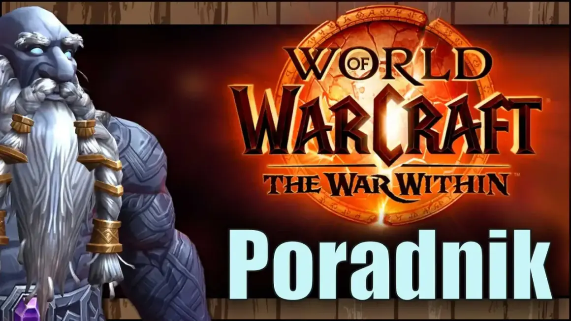 Postać z World of Warcraft: The War Within, obok napisu "Poradnik". Może to być przewodnik po wow token eu.