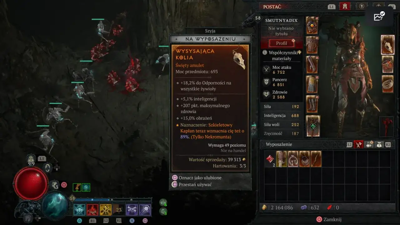 Diablo 3: Nekromanta z amuletem 