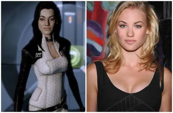 Dwie Mirandy: jedna z gry Mass Effect 3, druga aktorka Yvonne Strahovski.