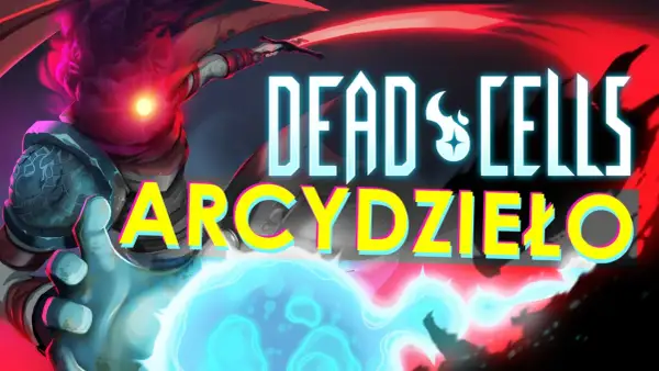 Postać z gry Dead Cells, arcydzieło gatunku rouge like, trzymająca kulę energii.